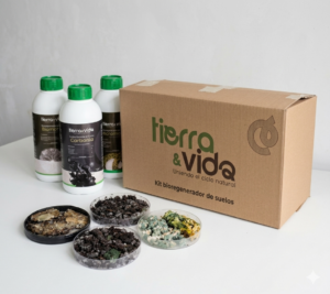 Kit bioregenerador de suelos